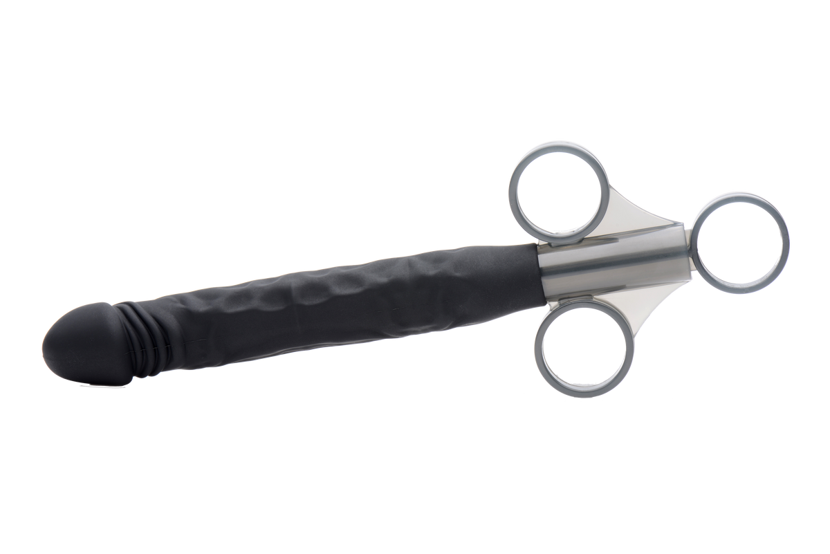 Jizz Shooter Silicone Dildo Lube Launcher