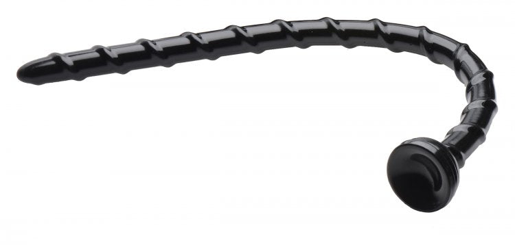 Swirled 18 Inch Thin Anal Snake by hosed