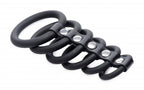 6 Ring Silicone Chastity Device by Strict Leather