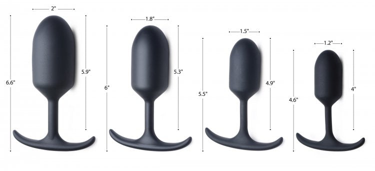Heavy hitters premium silicone weighted anal plug: s-xl CULTUREEDIT Heavy hitters premium silicone weighted anal plug: s-xl CULTUREEDIT