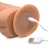 Power Pounder Realistic Thrusting Silicone Dildo by Master Series