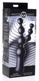 Deluxe Voodoo Beads 10X Silicone Anal Beads Vibrator by Master Series