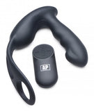 7X P-STRAP Milker Vibrating Prostate Stim w/ Cock & Ball Harness