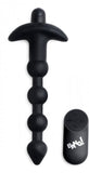 BANG Remote Control Vibrating Silicone Anal Beads - Black