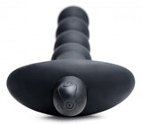 BANG Remote Control Vibrating Silicone Anal Beads - Black