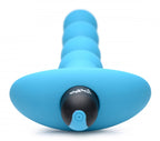 BANG Remote Control Vibrating Silicone Anal Beads - Blue