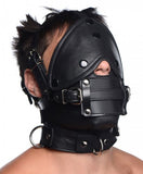 Leather Head Harness with Removable Gag by Strict Leather