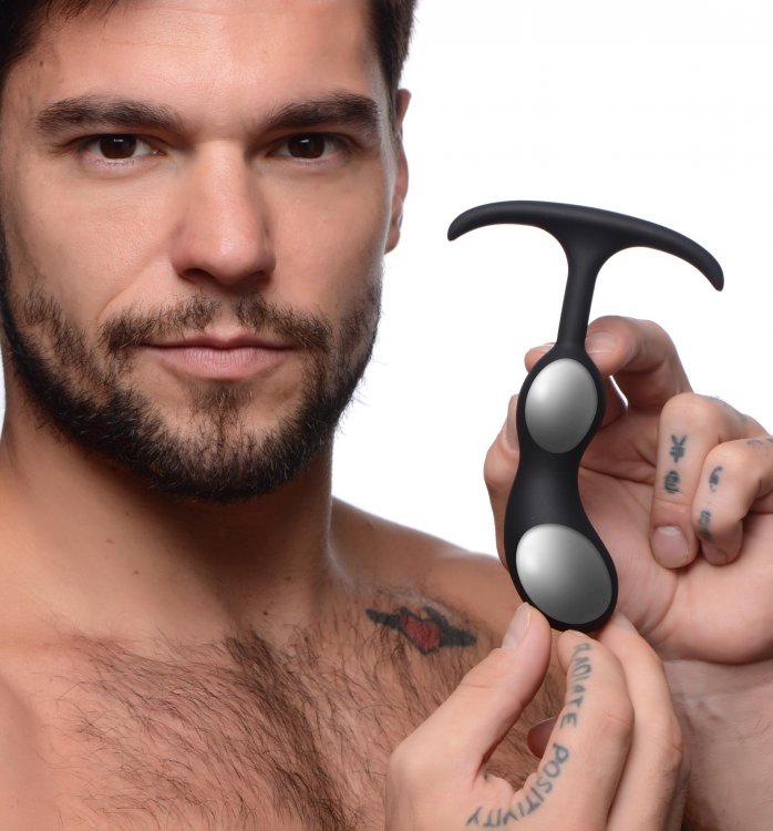 Heavy Hitters Premium Silicone Weighted Prostate Plugs: S-XL