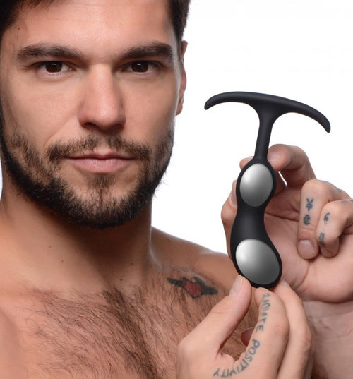 Heavy Hitters Premium Silicone Weighted Prostate Plugs: S-XL