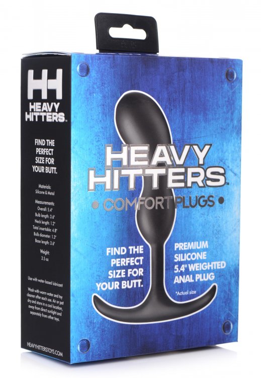 Heavy Hitters Premium Silicone Weighted Prostate Plugs: S-XL