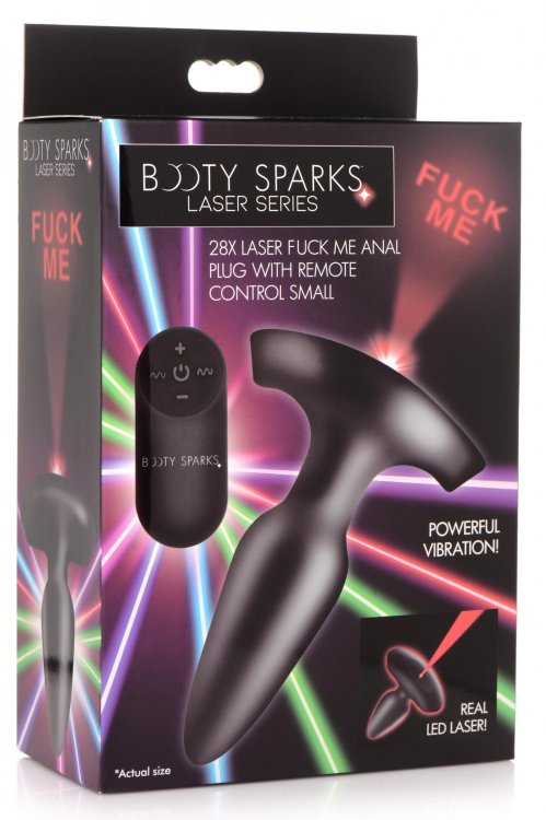 Laser Fuck Me Vibrating Anal Plugs w/ remote