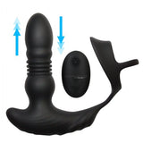 THUNDERPLUGS 10X THRUSTING SILICONE PLUG W/ COCK AND BALL RING