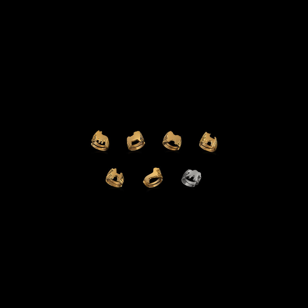 Pug Signet Ring by Jonathan Johnson