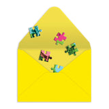 Andy Warhol Flowers Greeting Card Puzzle
