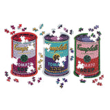 Andy Warhol Soup Cans Set of 3 Shaped Puzzles