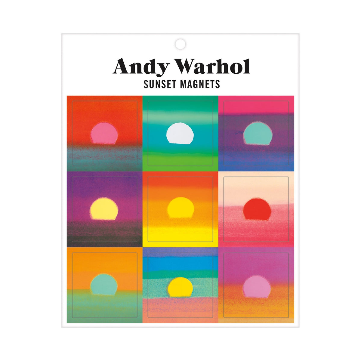 ANDY WARHOL SUNSET MAGNETS