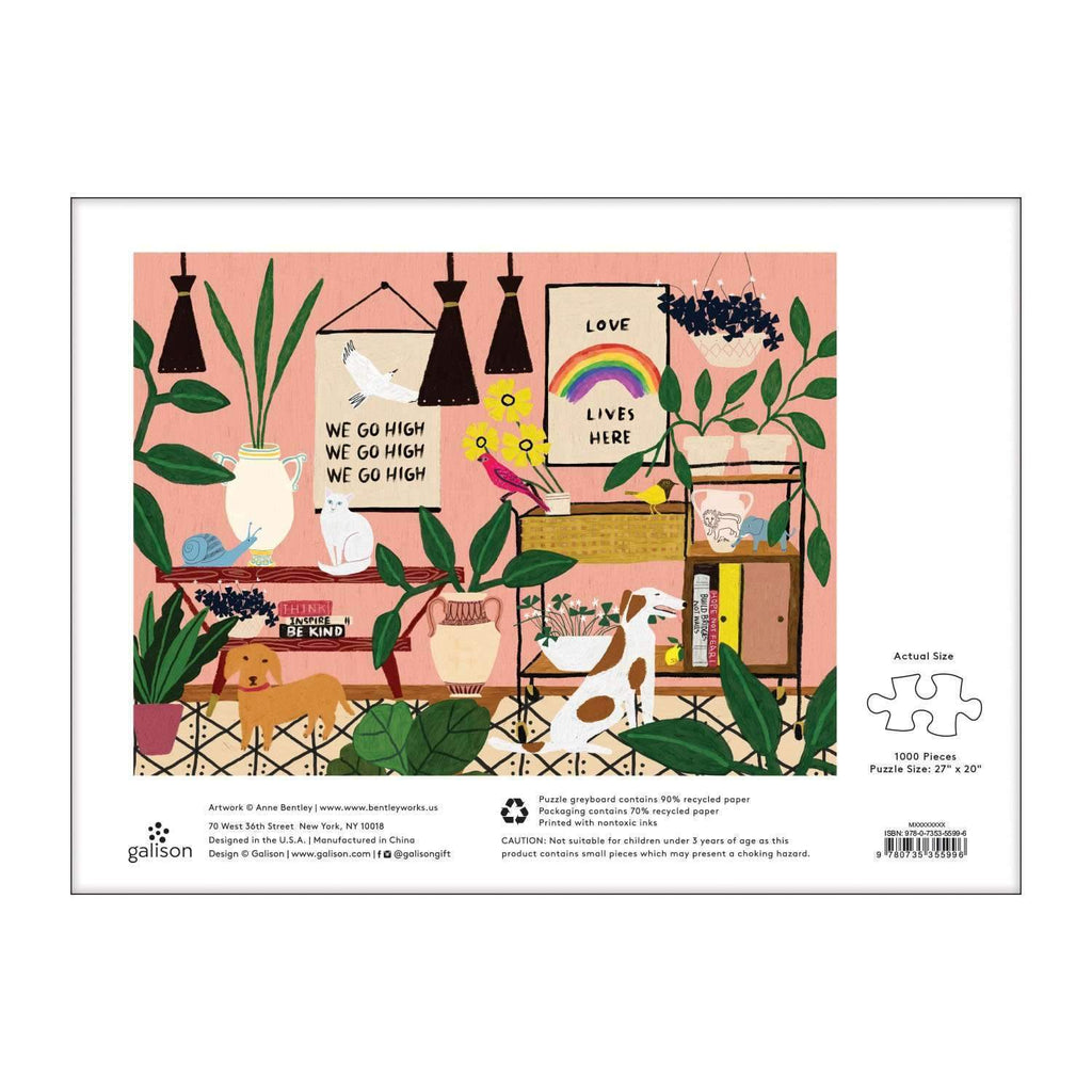 Anne Bentley Love Lives Here 1000 Piece Jigsaw Puzzle