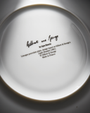 GILBERT & GEORGE PORCELAIN PLATE - "LIGHT HEADED"