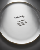 Keith Haring PORCELAIN PLATE "SILVER COLLECTION" #3