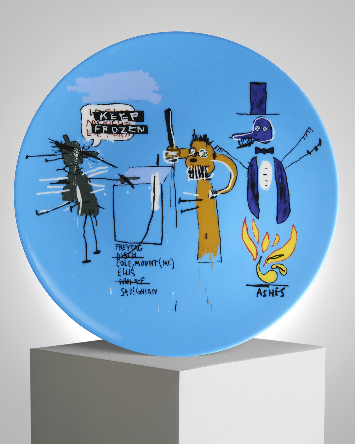 JEAN-MICHEL BASQUIAT - "KEEP FROZEN"