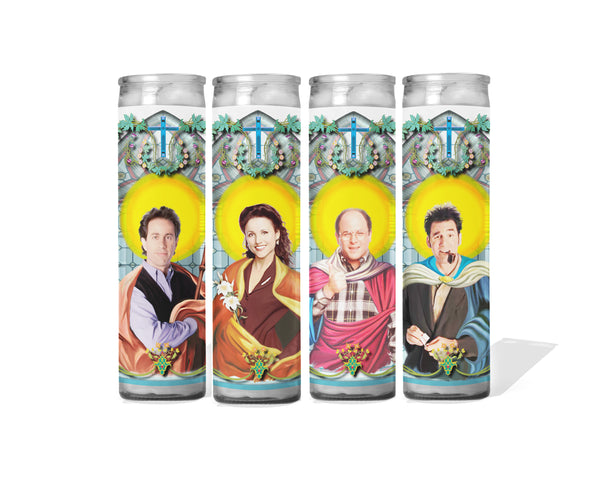 Seinfeld Set of 4 Celebrity Prayer Candle Set
