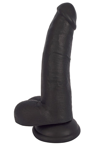 JOCK 8 Inch Dildo with Balls - Black