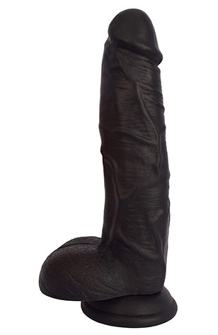 JOCK 9 Inch Dildo with Balls - Black