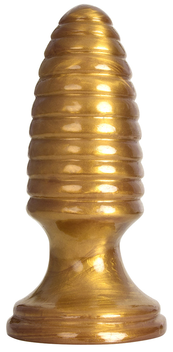 The marshall ribbed butt plug - gold CULTUREEDIT The marshall ribbed butt plug - gold CULTUREEDIT