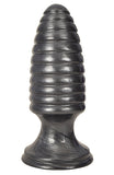 The Marshall Ribbed Butt Plug - Pewter