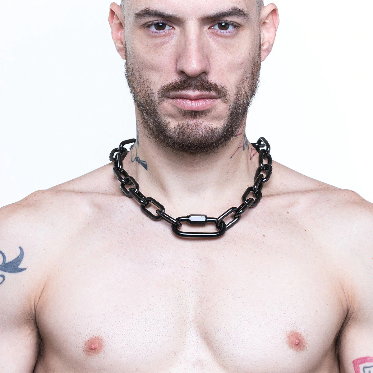 CHAIN COLLAR RUTHENIUM BY SIRAINER