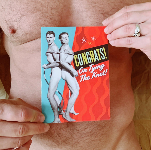 Bob Mizer "Knot" Wedding Greeting Card