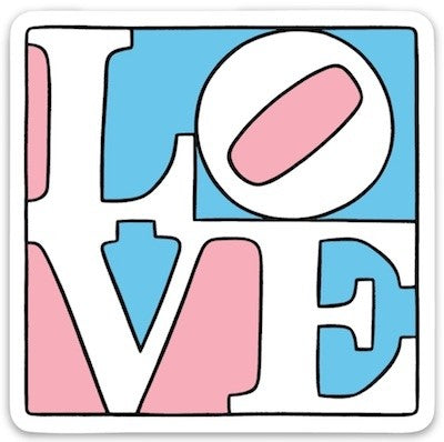 Trans Love Sticker by The Found