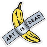Art is Dead Sticker by The Found