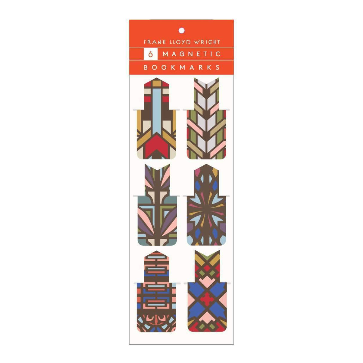 FRANK LLOYD WRIGHT DESIGNS MAGNETIC BOOKMARK SET