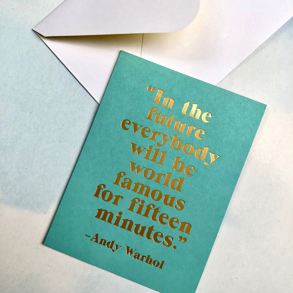 Andy Warhol Philosophy Greeting Assortment Notecards