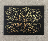 you're fucking awesome notecards BY CALLIGRAPHUCK