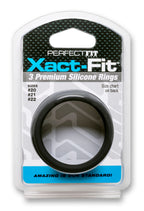 Xact-Fit Cock Rings sz 2.0- 2.1" set of 3 by Perfect Fit