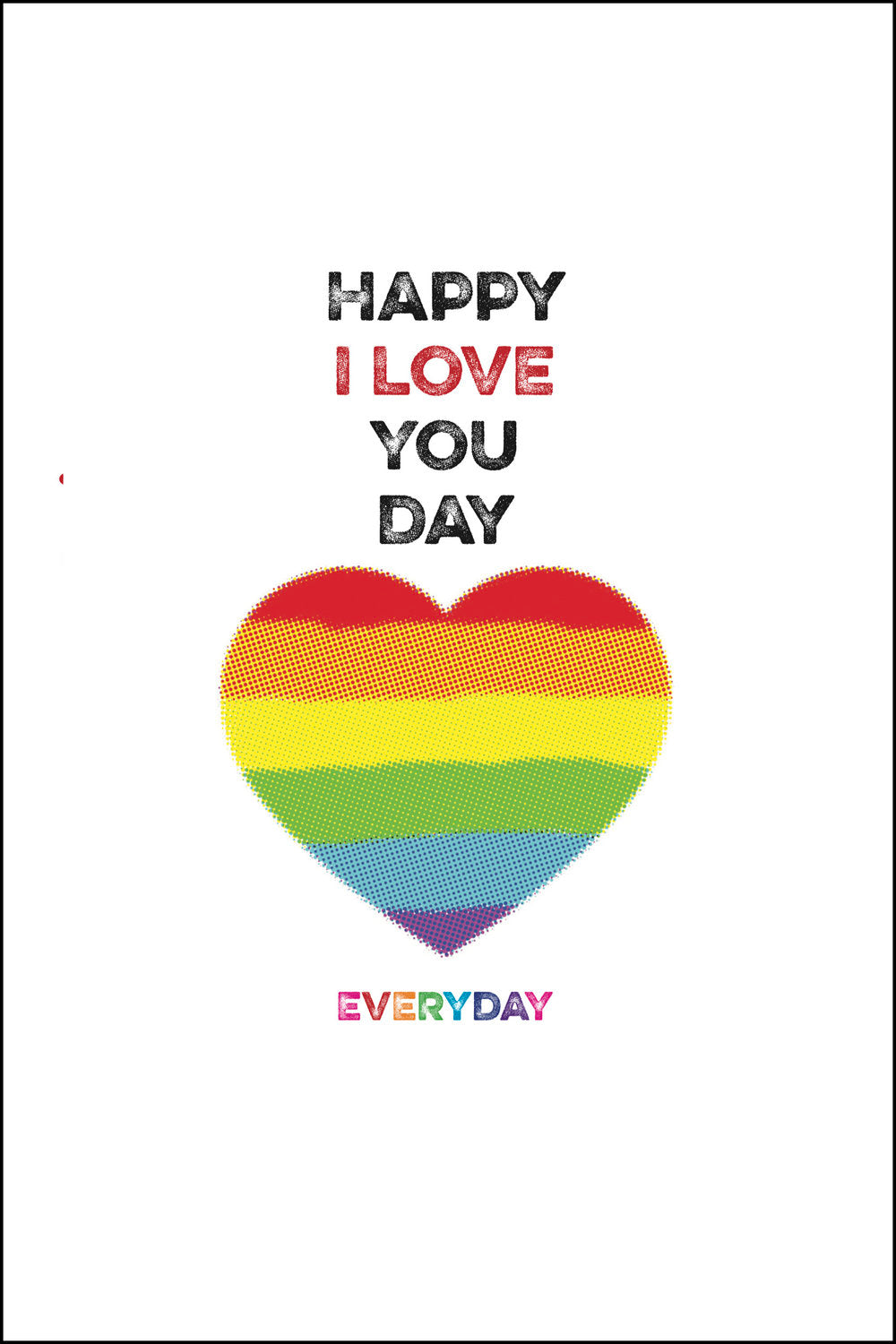 I LOVE YOU GAY GREETING CARD BY KWEER CARDS