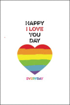 I LOVE YOU GAY GREETING CARD BY KWEER CARDS