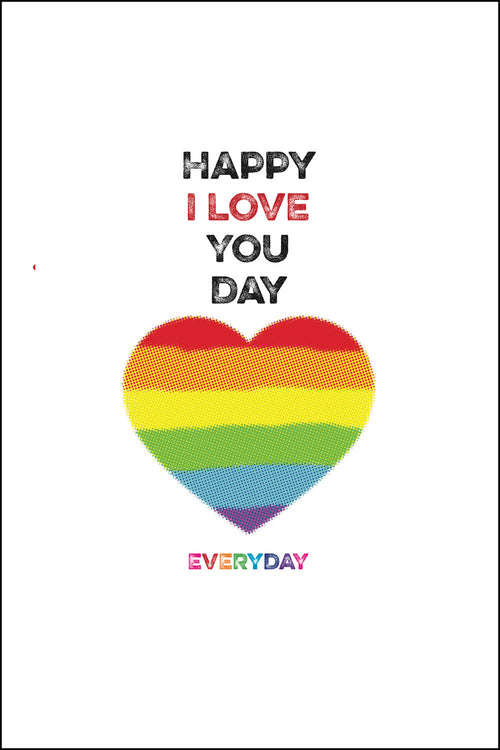 I LOVE YOU GAY GREETING CARD BY KWEER CARDS