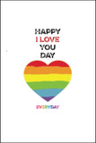 I LOVE YOU GAY GREETING CARD BY KWEER CARDS