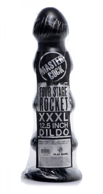 Four Stage 12.5" Rocket Dildo