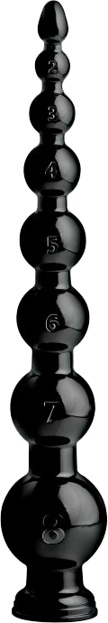 Hosed 19" Graduated Bead Anal Snake