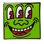 KEITH HARING 3-EYED MONSTER PIN