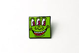 KEITH HARING 3-EYED MONSTER PIN