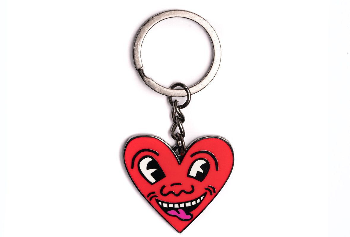 Keith Haring Heart Key Ring
