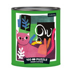 HENRI CATISSE ARTSY CATS 100 PIECE JIGSAW PUZZLE TIN