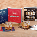 I HAVE MIXED DRINKS ABOUT FEELINGS - COCKTAILS & COASTERS BOOK