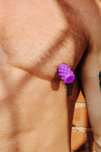 Bubbles Silicone Nipple Suckers - Eggplant