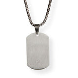 Master of the House Dog Tag Master - Brushed Silver
